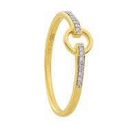 Damesring solitair goud met diamant(en)