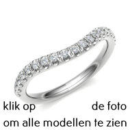 Verlovingsringen fantasie met diamant