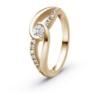Verlovingsringen champagne goud