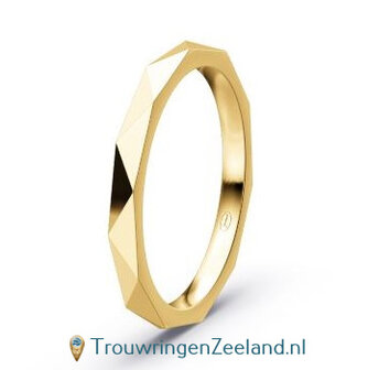 Verlovingsring 8*/14/18 karaat geelgoud zonder diamant