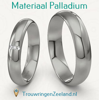 Trouwringen materiaal Palladium