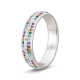 Solitair ring in 14/18 karaat witgoud diamond lovers _